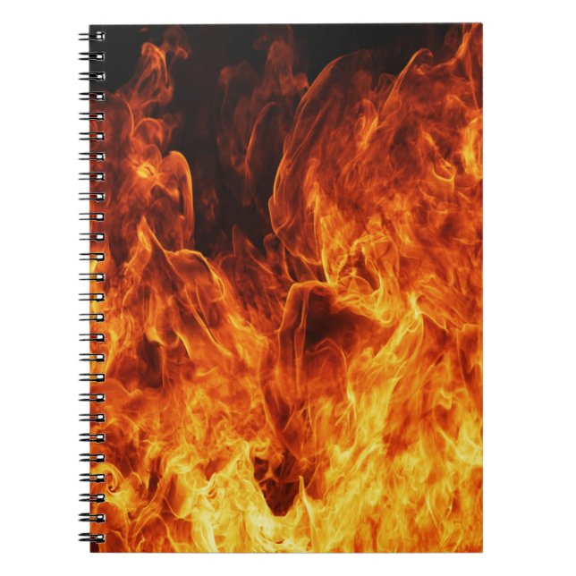Orange flame notebook (Front)