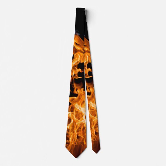 Orange flame tie (Front)