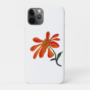 Orange flower by Lydia's Art Sangria iPhone 11 Pro Case