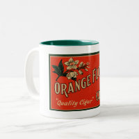 Orange Flower Cigar Box Design