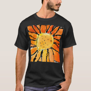 Orange flower from a child's imagination T-Shirt
