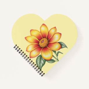 Orange Flower Notebook