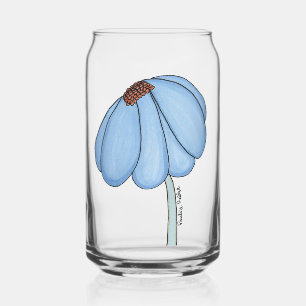 Orange Flower Notebook Can Glass