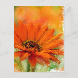 Orange Flower Postcard