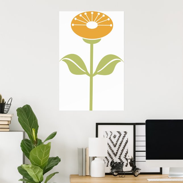 Orange Flower Poster (Creator Uploaded)