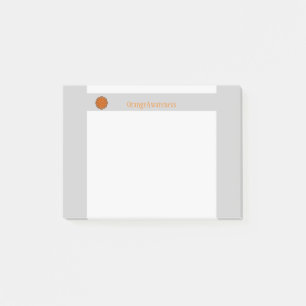 Orange Flower Ribbon by Kenneth Yoncich Post-it Notes