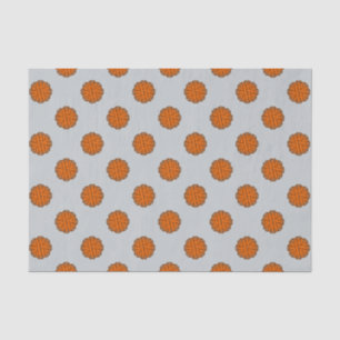Orange Flower Ribbon by Kenneth Yoncich Tissue Paper