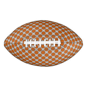 Orange Flower Ribbon Football