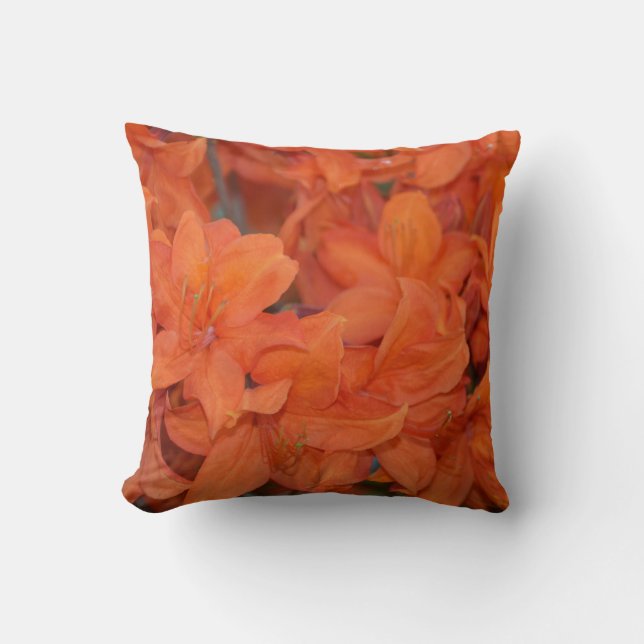 Orange flowers cushion (Front)
