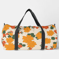 Orange Flowers, Floral Pattern, Pattern Of Flowers