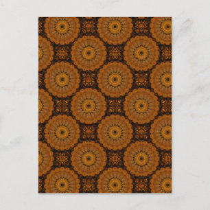 Orange Flowers Postcard