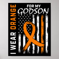 Orange For My Godson Leukaemia Cancer Awareness Am