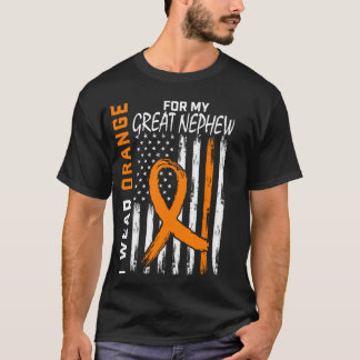 Orange For My Great Nephew Multiple Sclerosis Awar T-Shirt