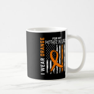 Orange For My Mother In Law Leukaemia Cancer Aware Coffee Mug