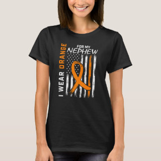Orange For My Nephew Multiple Sclerosis Awareness  T-Shirt
