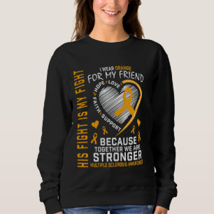 Orange Friend Multiple Sclerosis Awareness Inspira Sweatshirt