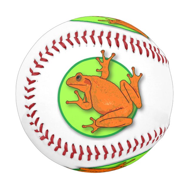 Orange Frog Baseball (Front Left)