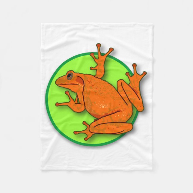 Orange Frog Blanket (Front)