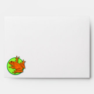 Orange frog Envelopes