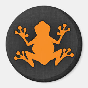 Orange Frog Magnet