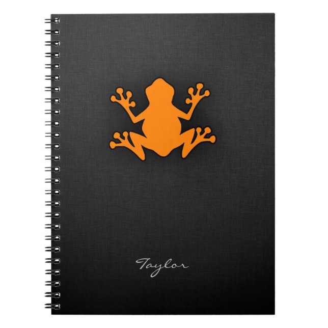 Orange Frog Notebook (Front)