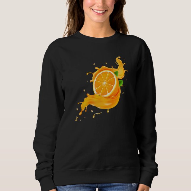 Orange Fruit 1 Sweatshirt (Front)