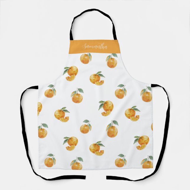 Orange Fruit  Apron (Front)