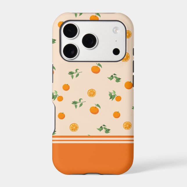 Orange Fruit citrus classic pattern  (Back)