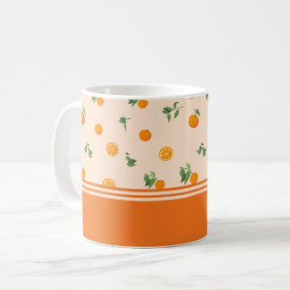 Orange Fruit citrus classic pattern Coffee Mug