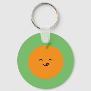 Orange Fruit Keychain