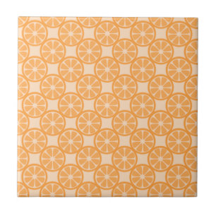 Orange Fruit Oranges Pattern Ceramic Tile