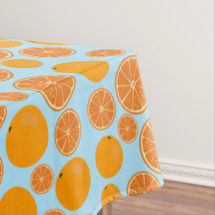 Orange Fruit Pattern Tablecloth