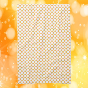 Orange Fruit Pattern Tea Towel