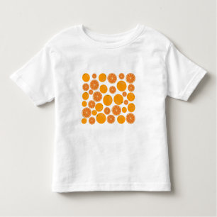 Orange Fruit Pattern Toddler T-Shirt
