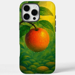 Orange Fruit Rainy Nature iPhone 16 Pro Max Case