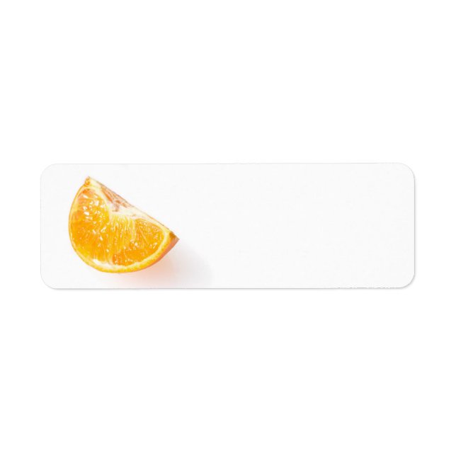 Orange fruit return address label (Front)