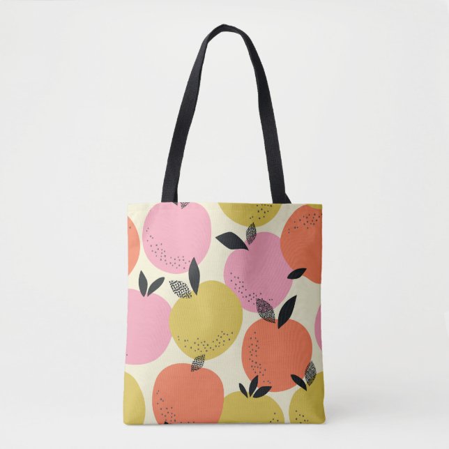 Orange Fruit, Seamless Summer Pattern. Tote Bag (Front)