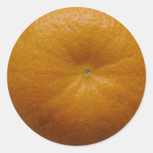 Orange Fruit Sticker