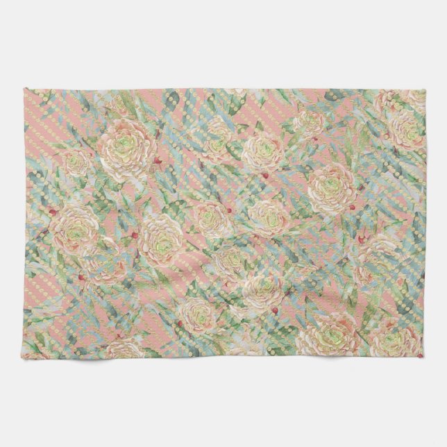 Orange Fruit Tea Towel (Horizontal)