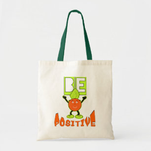 Orange fruit tote bag