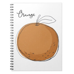 Orange fruit  Tote Notebook