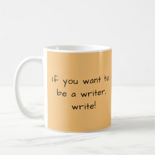 Orange Funny Writer's Tip Author Writer Gift Coffee Mug