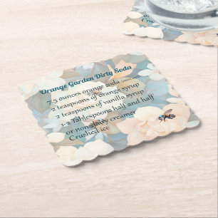 Orange Garden Dirty Soda Coaster
