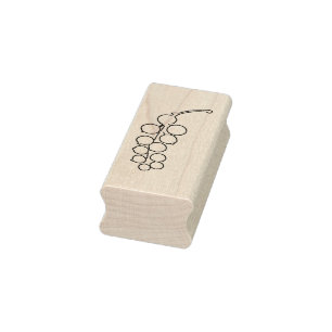 Orange Garden Lanterns Art Stamp