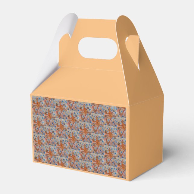 Orange Gecko Favour Box (Front Side)