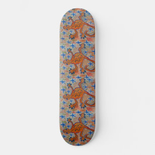 Orange Gecko Skateboard
