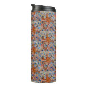 Orange Gecko  Thermal Tumbler