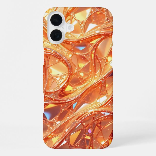 Orange Gem  iPhone Case (Back)