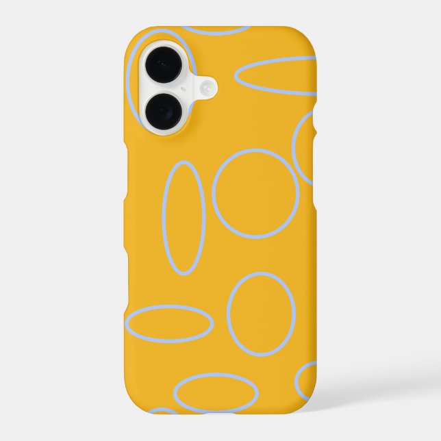 Orange Geometric Circles (Back)