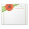 Orange Gerber Daisy Ribbon Personalised Notepad